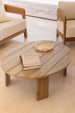 Nieuw in de doos | Uleno ovale salontafel van acaciahout, Ophalen of Verzenden, Nieuw, Ovaal, Hout