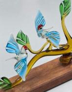 Glaskunst, vogels geblazen glas, vogelkunst glasdieren vogel, Verzamelen, Ophalen of Verzenden, Zo goed als nieuw, Dier