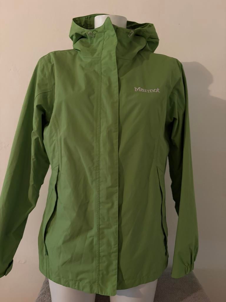 Marmot regenjas maat L (40), Verzenden, Zo goed als nieuw, Maat 38/40 (M), Groen