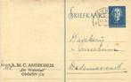 A.M.C. Ambrosius, De Wielewaal, Ommen - 10.1952 - briefkaart, Postzegels en Munten, Ophalen of Verzenden, Briefkaart