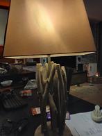 Unieke boomstam tafellamp, Gebruikt, Ophalen of Verzenden, Landelijk, Stof