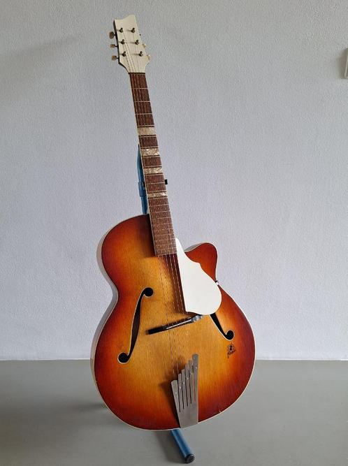 vintage Framus archtop akoestische gitaar sunburst 50's-60's, Muziek en Instrumenten, Snaarinstrumenten | Gitaren | Akoestisch
