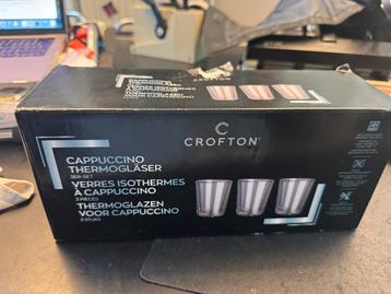 Cappucino thermoglazen 3 in doos nieuw beschikbaar voor biedingen