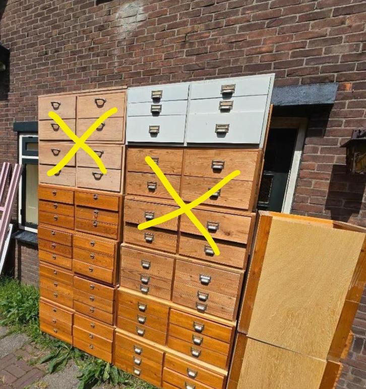 Lundia ladenblokken ladekasten apothekerskast boekenkasten, Huis en Inrichting, Kasten | Ladekasten, Gebruikt, Minder dan 100 cm