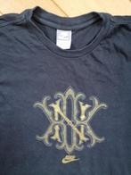 NIKE t- shirt zwart met gouden print maat L, Maat 48/50 (M), Ophalen of Verzenden, Nike, Zwart