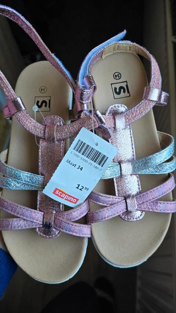 Meisjes Sandalen, nieuw met kaartje eraan! Maat 34 roze beschikbaar voor biedingen