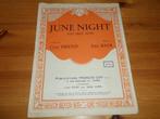 June night - abel baer / cliff friend, Muziek en Instrumenten, Zang, Gebruikt, Ophalen of Verzenden, Artiest of Componist