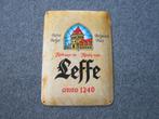 LEFFE BIER EMAILLE RECLAMEBORD, Ophalen, Zo goed als nieuw, Reclamebord, Plaat of Schild, Leffe