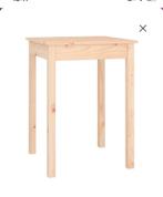 Blanke (bistro) tafel nieuw! 55x55, Ophalen, 50 tot 100 cm, Vierkant, Nieuw