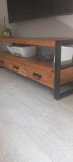 Mooie mango houten tv kast, Ophalen, 100 tot 150 cm, Zo goed als nieuw, Minder dan 100 cm