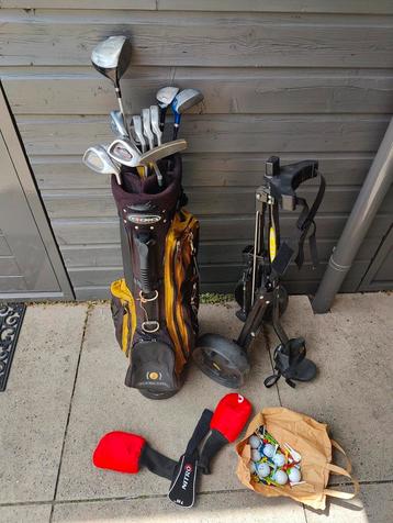 Complete golfset met graphite shafts+  Bagboy trolley
 beschikbaar voor biedingen