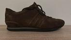 Santoni bruin suede sneakers mt 42,5, Kleding | Heren, Ophalen of Verzenden, Gedragen, Bruin