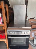 Inventum gasfornuis met oven en afzuigkap, Witgoed en Apparatuur, Fornuizen, Ophalen, Gebruikt, 4 kookzones, Gas