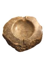 Vintage Asbak van albast, Ophalen of Verzenden, Gebruikt, Rond, Steen of Aardewerk