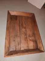 Groot houten dienblad, Huis en Inrichting, Woonaccessoires | Dienbladen, Ophalen of Verzenden, Zo goed als nieuw, Rechthoekig