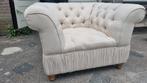 Riviera Maison 1-2 persoons fauteuil landelijk, crème kleur, Huis en Inrichting, Banken | Sofa's en Chaises Longues, Ophalen, Gebruikt