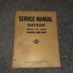 Service Manual Datsun model 510., Ophalen of Verzenden, Gelezen, Autotechniek