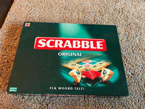 Scrabble original, Hobby en Vrije tijd, Gezelschapsspellen | Bordspellen, Zo goed als nieuw, Ophalen of Verzenden