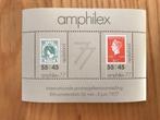 Nederland Amphilex velletje 1977 postfris, Postzegels en Munten, Postzegels | Nederland, Ophalen of Verzenden, Na 1940, Postfris