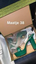 Gucci hoge hakken - maat 38, Ophalen of Verzenden, Zo goed als nieuw, Zwart