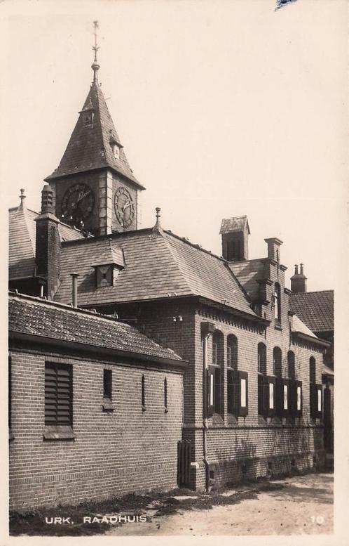 RY094 Urk Raadhuis 1936, Verzamelen, Ansichtkaarten | Nederland, Gelopen, Flevoland, 1920 tot 1940, Verzenden