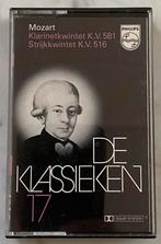 MOZART Klarinetkwintet KV581 + Strijkkwintet KV516 CASSETTE, Gebruikt, Verzenden, Klassiek, 1 bandje