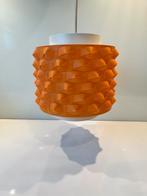 Fenomenale oranje jaren 70 vintage hanglamp., Kunststof, Vintage, Ophalen of Verzenden, Zo goed als nieuw
