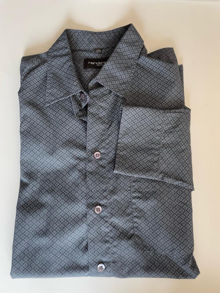 MTM & Co Overhemd XL Paars/Blauw - Maat 41/42, Kleding | Heren, Ophalen of Verzenden, Gedragen, Paars, Halswijdte 41/42 (L)