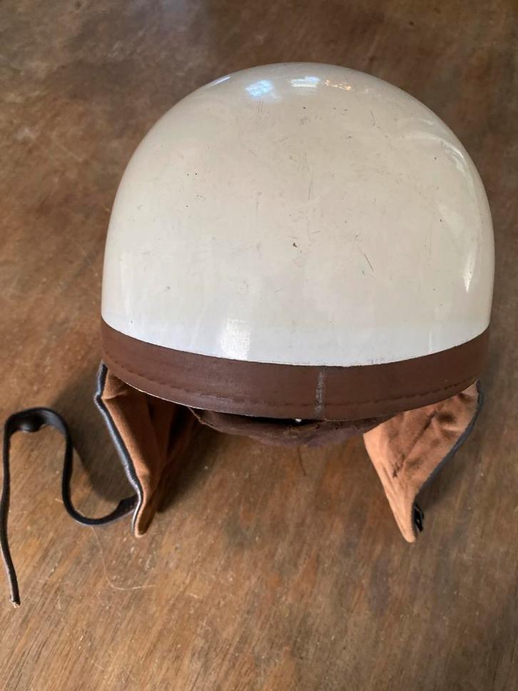 Vintage Motorhelm FRANKE, Fietsen en Brommers, Brommerhelmen, Gebruikt, Medium, Ophalen of Verzenden