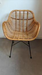 Rotan Stoel zgan, Huis en Inrichting, Stoelen, Ophalen, Zo goed als nieuw, Zwart, Eén