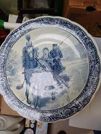 Royal Delft Wandbord - Koets in Winterlandschap, Ophalen of Verzenden