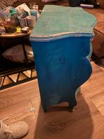 Brocante kastje (zeegroen/ blauw), Huis en Inrichting, Ophalen, Gebruikt