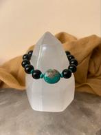 Git jet turkoois beschermt aura straling healing magie uniek, Met edelsteen, Blauw, Nieuw, Ophalen of Verzenden