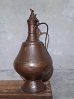 Oude antieke Ottomaanse koperen ketel kan Turkse vogel, Antiek en Kunst, Antiek | Koper en Brons, Ophalen of Verzenden