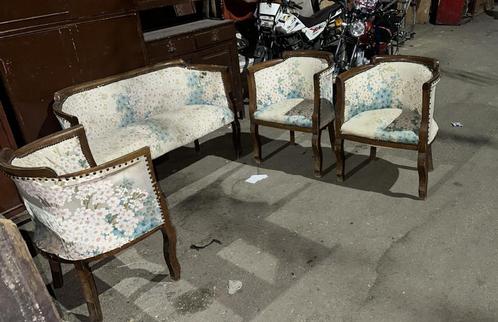 Antieke Meubel Set (Chinoiserie) (Arabisch), Antiek en Kunst, Antiek | Meubels | Stoelen en Banken, Ophalen