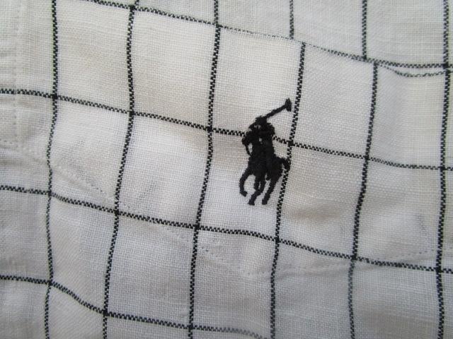 Zeer ruim linnen Ralph Lauren overhemd maat L, valt als XXL, Ophalen, Wit, Ralph Lauren, Zo goed als nieuw