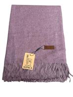 Alpaca Sjaal Nieuw! Paars 180x70cm, 5405as, Maat 46/48 (XL) of groter, Nieuw, Ophalen of Verzenden