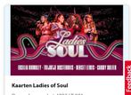 Twee kaartjes voor Ladies of Soul, Tickets en Kaartjes, Twee personen
