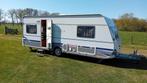 Ruime Dethleffs Beduin 540 DB '06 Mover Unico, Caravans en Kamperen, Rondzit, Bedrijf, Dethleffs, Lengtebed