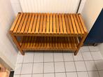 Houten badkamer bankje, Huis en Inrichting, Badkamer | Badkamermeubels, (Half)hoge kast, Gebruikt, Minder dan 100 cm, 25 tot 50 cm