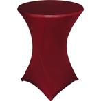 Statafelrok voor statafel 80-85 cm kleur bordeaux, Ophalen of Verzenden, Nieuw, Rond