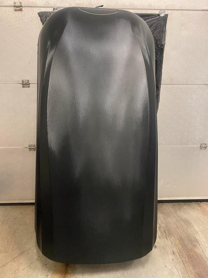 Grote Dakkoffer met een inhoud van 580 liter, mat zwart, Auto diversen, Dakkoffers, Zo goed als nieuw, Ophalen