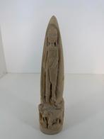 Groot resin ivoor-imitatie beeld –Afrikaans snijwerk – 36 cm, Antiek en Kunst, Kunst | Beelden en Houtsnijwerken, Ophalen of Verzenden