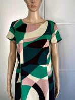 J431 Steps maat 40=M jurk jurkje groen/beige/zwart, Kleding | Dames, Jurken, Maat 38/40 (M), Ophalen of Verzenden, Zo goed als nieuw