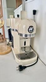 Kitchenaid Nespresso artisan almond cream wit beige, Witgoed en Apparatuur, Koffiemachine, Ophalen of Verzenden, Zo goed als nieuw