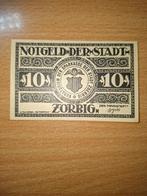 Duits Notgeld Zörbig Noodgeld, Ophalen of Verzenden, Duitsland