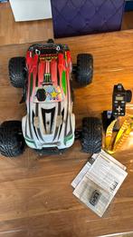 Rc monstertruck 1/8 6s Thunder Tiger E-mta rtr, Ophalen of Verzenden, Zo goed als nieuw, Elektro, Auto offroad