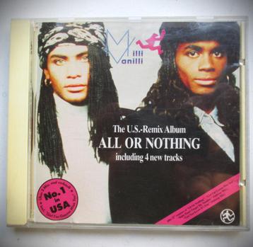 Milli Vanilli~CD~All or nothing~U.S. Remix~1989 beschikbaar voor biedingen