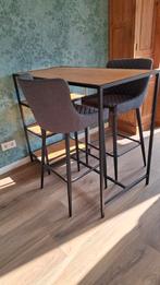 Bartafel met 2 barkrukken, Huis en Inrichting, Ophalen, Nieuw, Inclusief barstoelen
