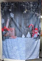 Achtergronddoek fotografie studio achtergrond doek kerst, Audio, Tv en Foto, Fotografie | Fotostudio en Toebehoren, Ophalen of Verzenden